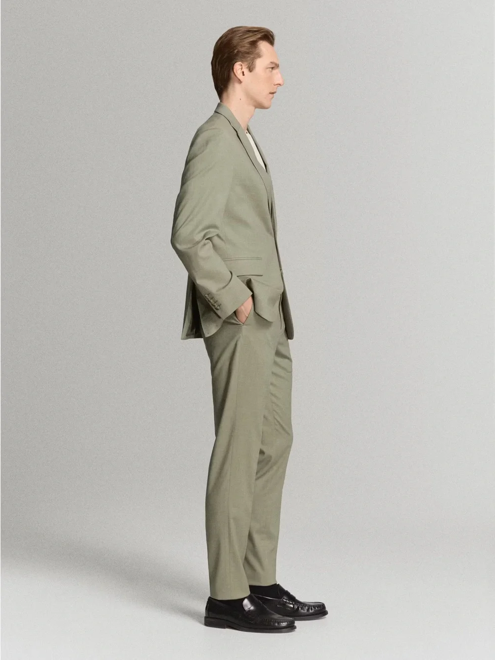 NWT Mango MILAN SLIM-FIT SUIT BLAZER